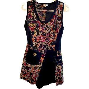 Papillon Vancouver Los Ángeles Black Top Tunic‎